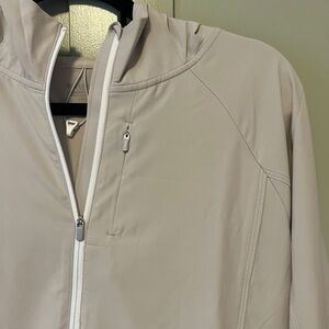 Lululemon Athletica Tan Windbreaker Modern Minimalist Design